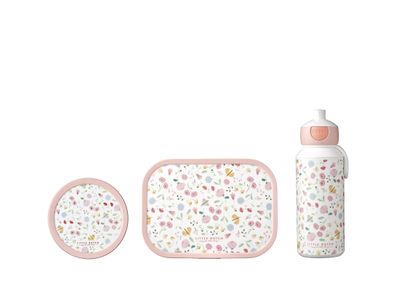 lunchset campus (pu+lb+fb) - flowers & butterflies