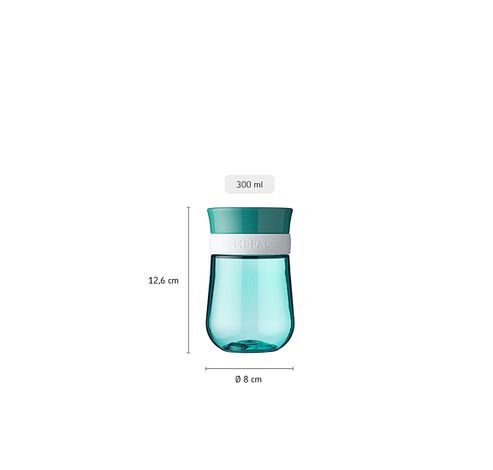 360° oefenbeker mio 300 ml - little farm  Mepal