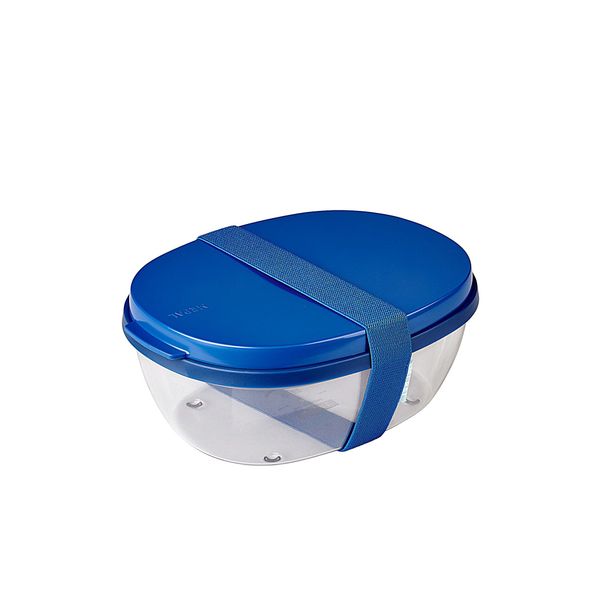 Mepal Ellipse saladbox - vivid blue