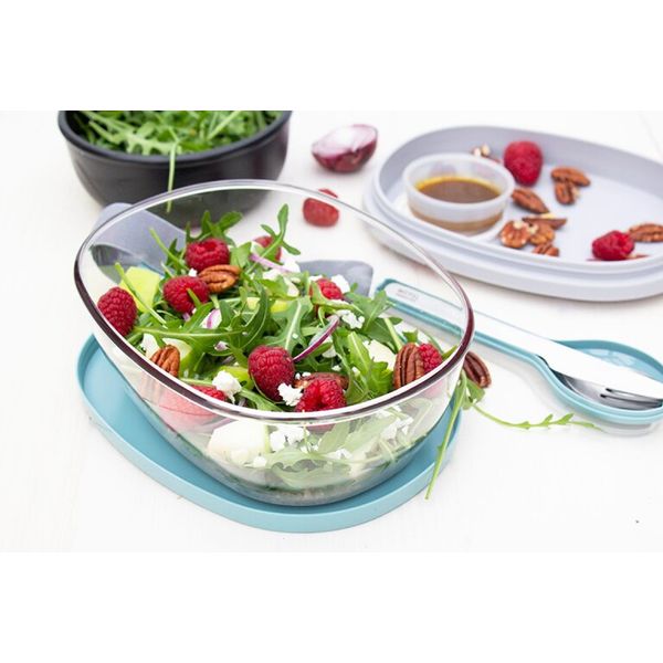 Mepal Ellipse saladbox - nordic black