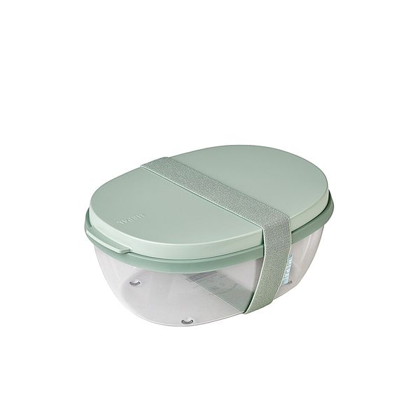 Mepal Ellipse saladbox - nordic sage