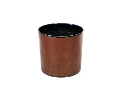 Terres De Rêves Beker Cylinder Hoog 7,5cm Rust/Dark Blue