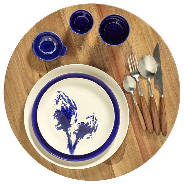 Feast tableware by Ottolenghi Schotel S 11,5cm H2cm Wit Artisjok Blauw 