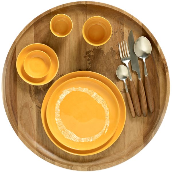 Serax Feast tableware by Ottolenghi Schotel S 11.5cm H2cm Sunny Yellow