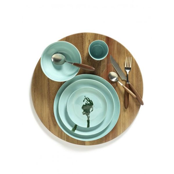 Serax Feast tableware by Ottolenghi Dessertbord XS 16cm H2cm Azure Artisjok Groen