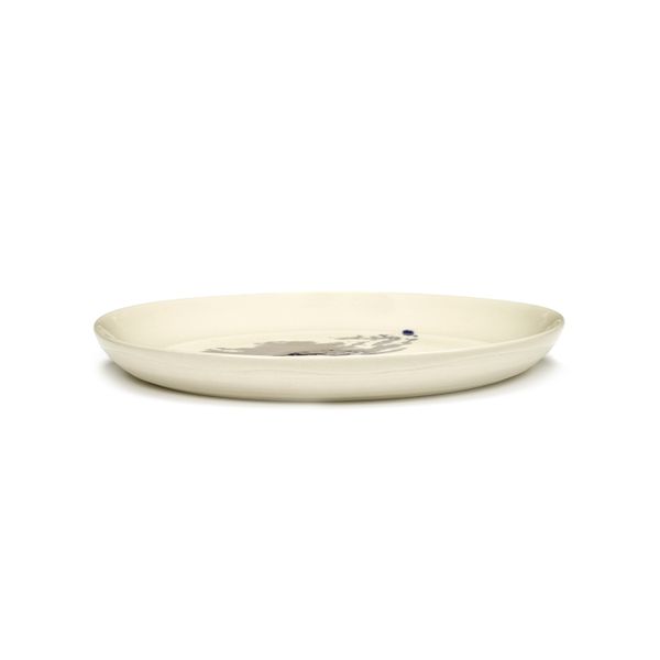 Serax Feast tableware by Ottolenghi Ontbijt bord S 19cm H2cm Wit Artisjok Blauw 