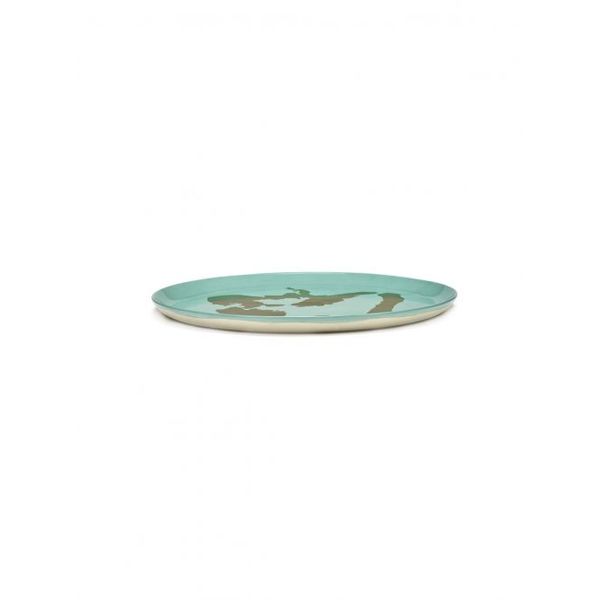 Feast tableware by Ottolenghi Serveerbord 35cm H2cm Azure Paprika Goud 