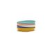 Serax Feast tableware by Ottolenghi Diep Bord 22cm H4cm Wit Swirl-Stripes Rood