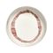 Feast tableware by Ottolenghi Diep Bord 22cm H4cm Wit Swirl-Stripes Rood 