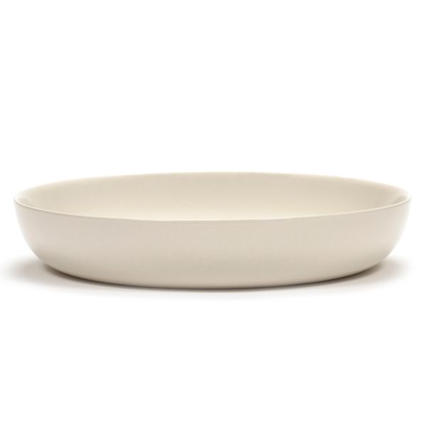 Feast tableware by Ottolenghi Diep Bord 22cm H4cm Wit Paprika Zwart 