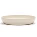 Serax Feast tableware by Ottolenghi Diep Bord 22cm H4cm Wit Paprika Zwart