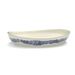 Serax Feast tableware by Ottolenghi Diepe serveerschaal S 30cm H6cm Wit Swirl-Stripes Blauw