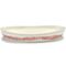 Feast tableware by Ottolenghi Serveerschaal M 36cm H6cm Wit Swirl-Stripes Rood 