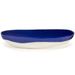 Serax Feast tableware by Ottolenghi Serveerschaal M 36cm H6cm Lapis Lazuli Swirl-Dots Wit