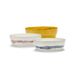 Serax Feast tableware by Ottolenghi Saladekom 28,5cm H9,5cm Wit Swirl-Stripes Blauw