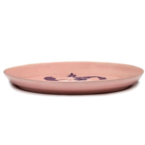 Feast tableware by Ottolenghi Serveerschotel S 35cm H4cm Delicious Pink Paprika Blauw 