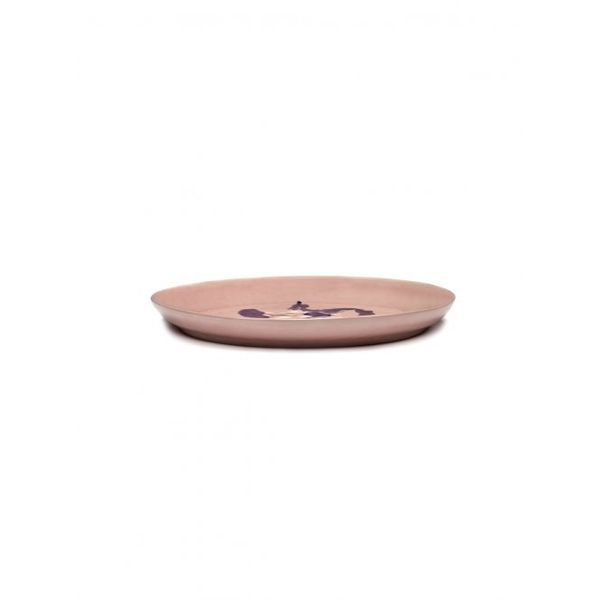 Feast tableware by Ottolenghi Serveerschotel S 35cm H4cm Delicious Pink Paprika Blauw 