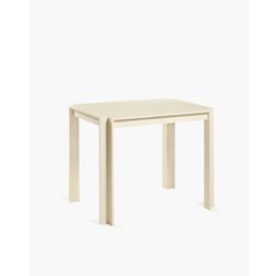 TAFEL CORA L90 x B70 x H75 CM BEUK CREME 