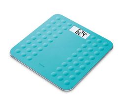 Weegschaal met glazen weegplateau GS 300 Turquois Beurer