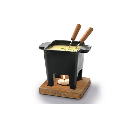 Nero Set Fondue Tapas Noir 200ml 13x13xh13cm  Boska