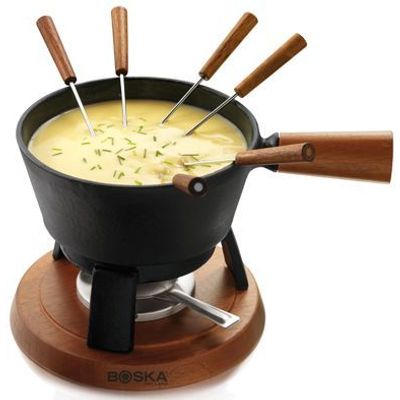 Nero Pro Set Fondue Fromage 1l 30x21x17cm  Boska