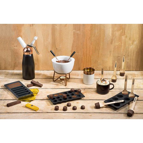 Choco Bar Maker - Silicone Vorm - Papier -alu-sticker 