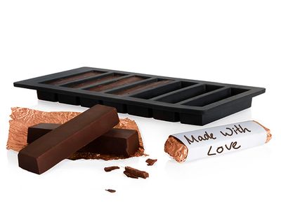 Choco Bar Maker - Silicone Vorm - Papier -alu-sticker