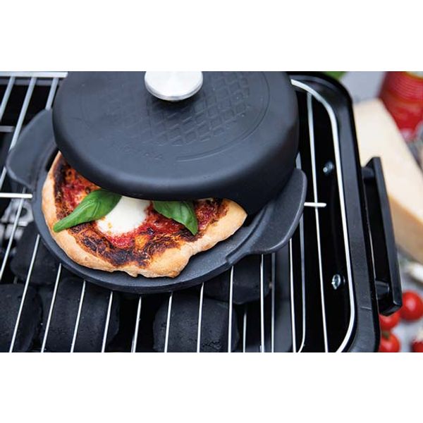 Boska Pizza Baker Bbq Mini Zwart 23x19x6cm Rond Gietijzer