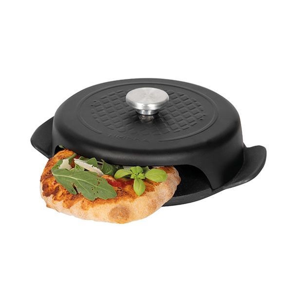 Boska Pizza Baker Bbq Mini Zwart 23x19x6cm Rond Gietijzer