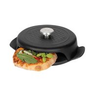 Pizza Baker Bbq Mini Noir 23x19x6cm Rond E Fonte 