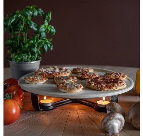 Pizza Party Hot Stone Basis In Gietijzer D35xh8cm Rond  Boska