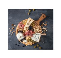 Friends Cheeseset Plank D30 Met 3 Kaasmesjes 