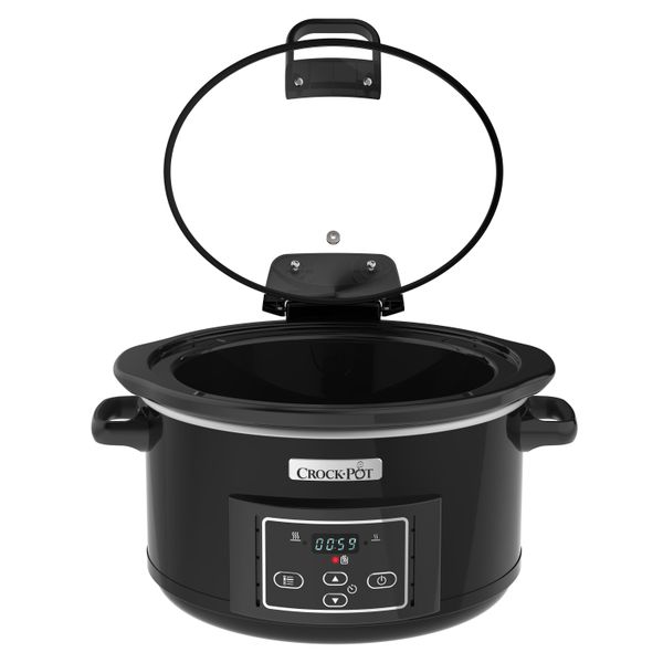 Slow Cooker zwart 5L Klapdeksel new DNA  