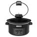 Slow Cooker zwart 5L Klapdeksel new DNA  