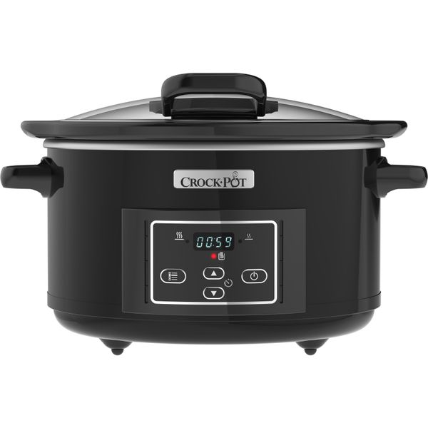 Slow Cooker zwart 5L Klapdeksel new DNA  