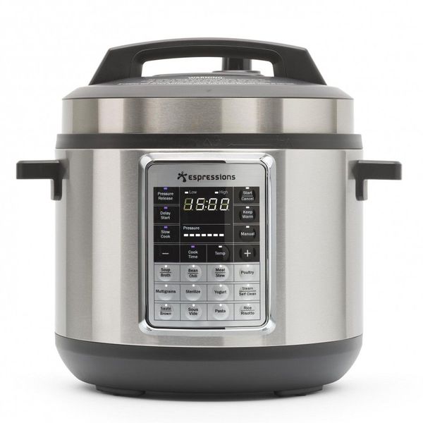 Smart Pressure Cooker met RVS binnenpan 5,7L inclusief sous-vide functie 