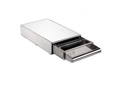 Uitklopbak met lade en RVS handgreep medium