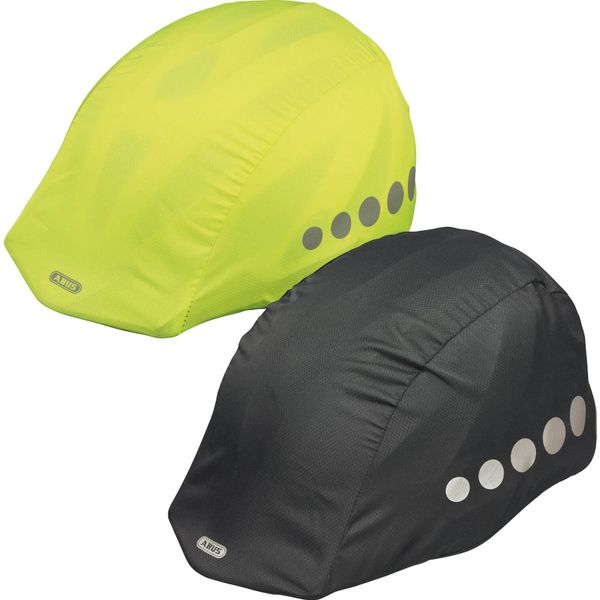 Abus Regenhoes helm zwart uni