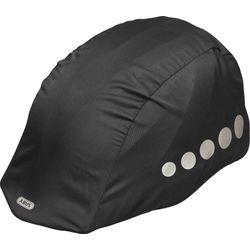 Abus Regenhoes helm zwart uni