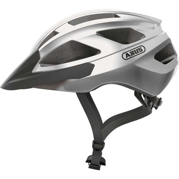 Abus Helm Macator gleam silver M 52-58cm