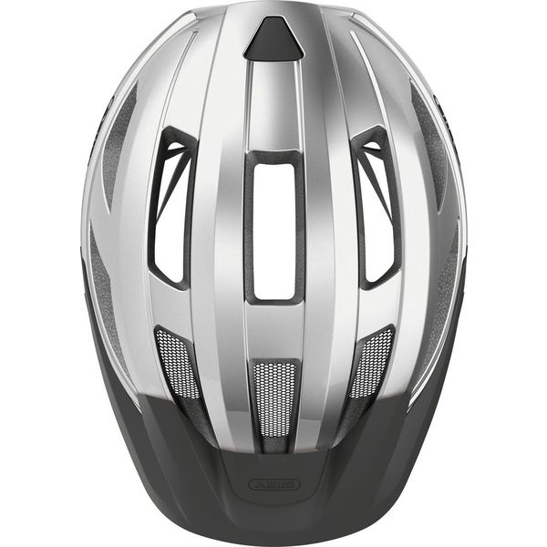 Abus Helm Macator gleam silver M 52-58cm