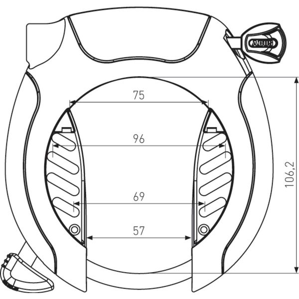 Abus Ringslot Pro Shield XPlus 5955 ART 2