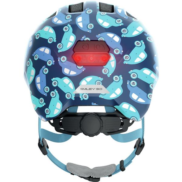 Abus Helm Smiley 3.0 LED blue car S 45-50cm