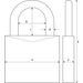 Abus Hangslot Titalium 35mm krt