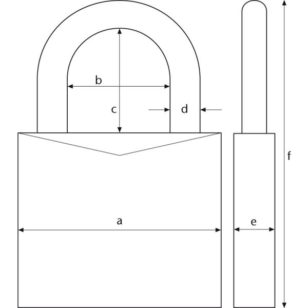 Abus Hangslot code 145/30 zw