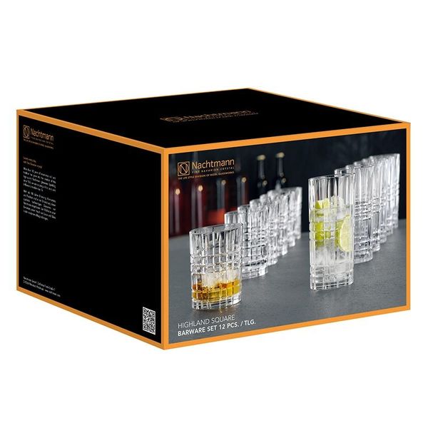 Nachtmann Highland glazenset 6x longdrink en 6x drinkglazen