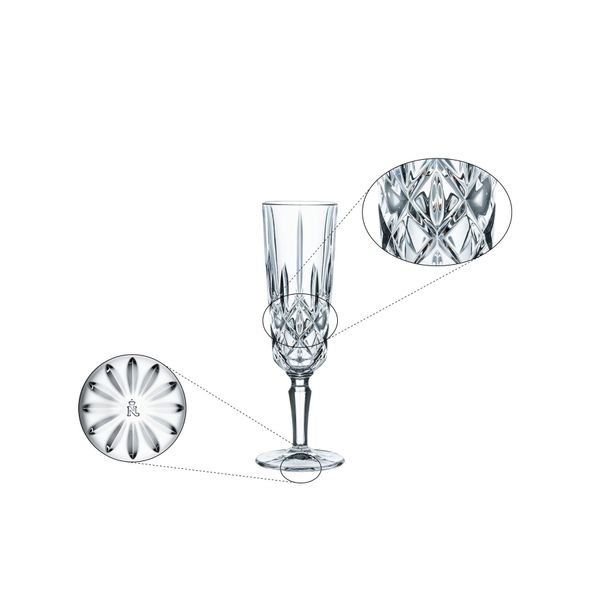 Nachtmann Noblesse champegneglas set/4