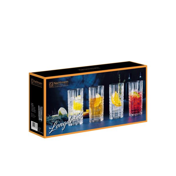 Nachtmann Square Longdrink set/4