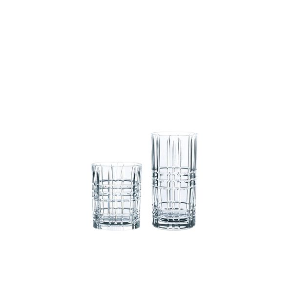 Nachtmann Square Whiskey glas set/4