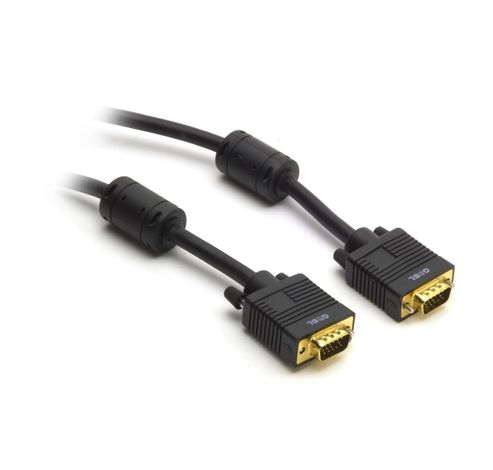 2349 kabel VGA HD15 vergulde connectors 10m zwart  G&BL